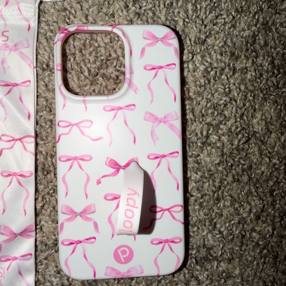 Loopy Case Pink Ribbon iPhone 14 Pro Max - Picture 3 of 5